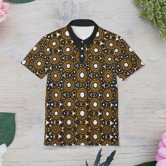 Boho Chic Unisex Polo Shirt, Stylish Casual Top, Perfect for Summer Outings, Unique Gift for Friends, Trendy Everyday Wear, Gift for Her and Gift for Him