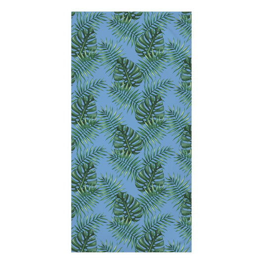 Tropical Bliss Blue Mink-Cotton Towel