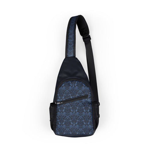Stylish Opulent Dusk Sling Chest Bag with Elegant Pattern, Cross Body Sling Bag, Chest Bag, Crossbody Backpack, Travel Bag