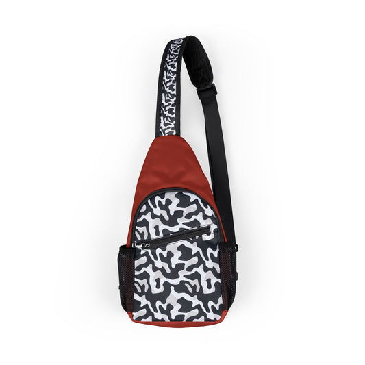 Urban Camo Chest Bag - Stylish Sling Backpack for Everyday Adventures, Cross Body Sling Bag, Chest Bag, Crossbody Backpack, Travel Bag.