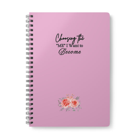 Floral Motivational Notebook, Self-Improvement Journal, Inspirational Diary, Positive Affirmations, Goal Planning