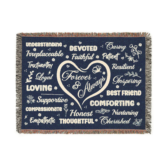 Always and Forever Woven Blanket
