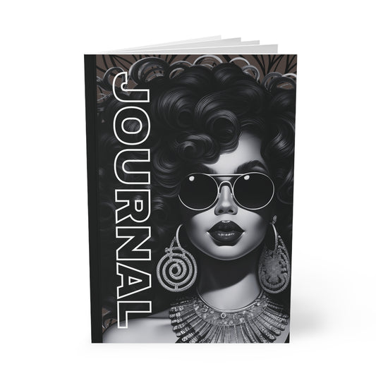 Elegant A5 Softcover A Daily Blank Journal, Gratitude Journal, Creative Writing, Gift for Her.