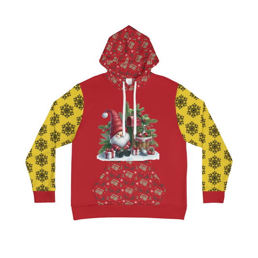 That Ugly Christmas Men's Hoodie with All-Over Print Design - Silky Smooth Polyester Fabric