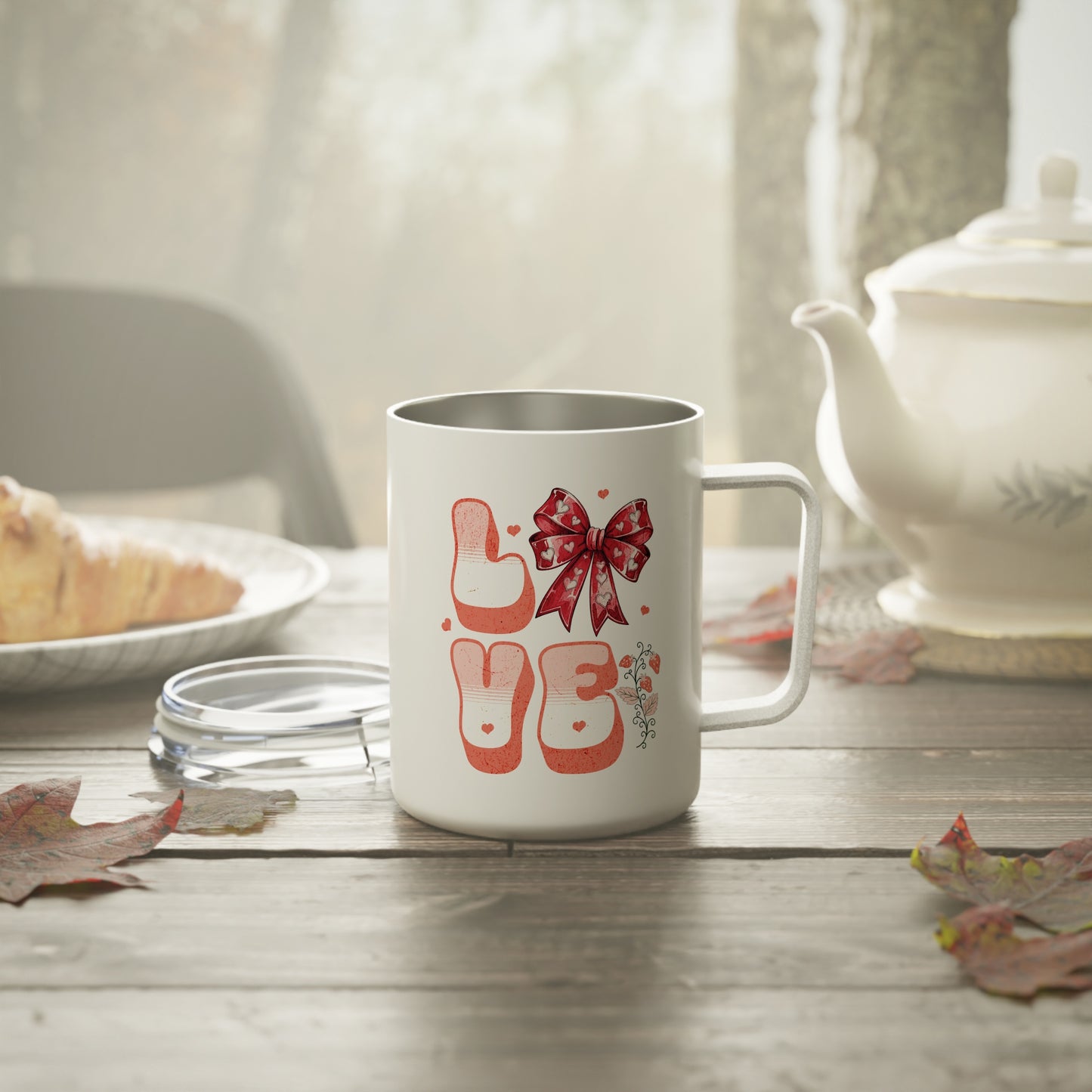 LOVE Coquette Insulated Mug, 10oz