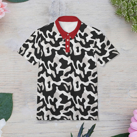Urban Trendy Camouflage Unisex Polo Shirt | Casual Wear, Gift for Him, Unique Design, Summer Fashion, Stylish Outfits, Gifts for Her and Gifts for Him.