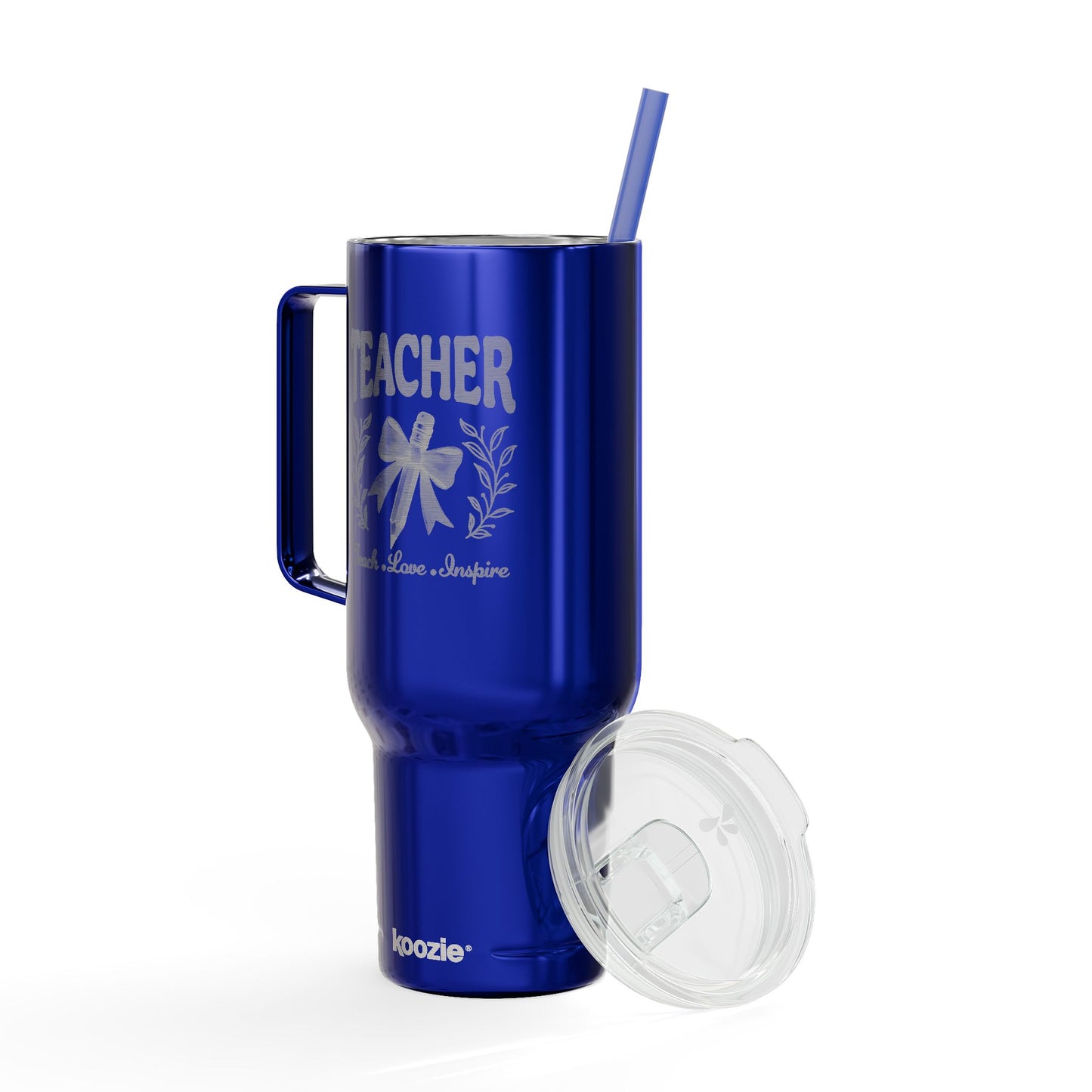 Engraved Teacher Insulated Tumbler, 40oz Travel Mug, Personalized Gift for Teachers, Student Appreciation, Custom Drinkware