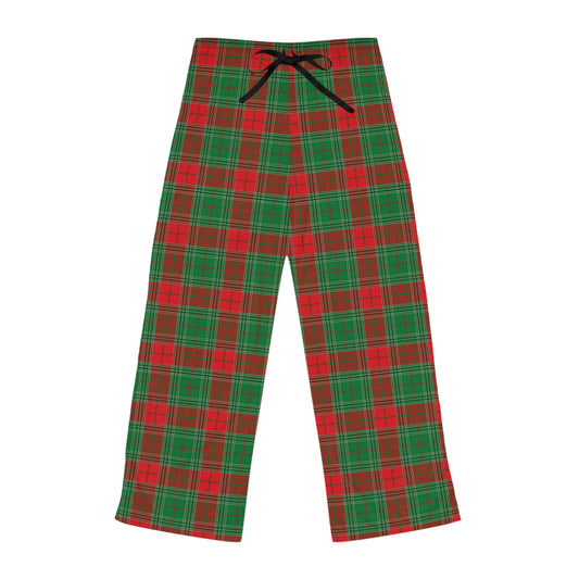 Green Plaid Perfection Women's Pajama Pants (AOP).