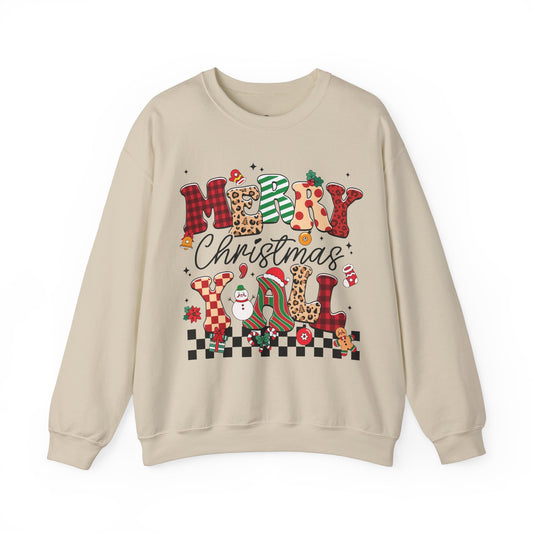Merry Christmas Unisex Heavy Blend™ Crewneck Sweatshirt