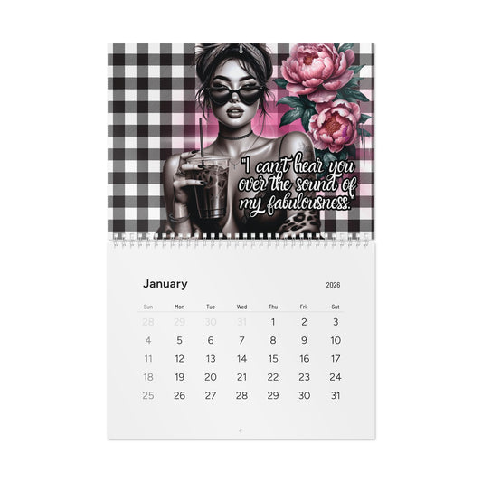 365 Days of Sass Wall Calendar — Bold & Brilliant Attitude (2026)