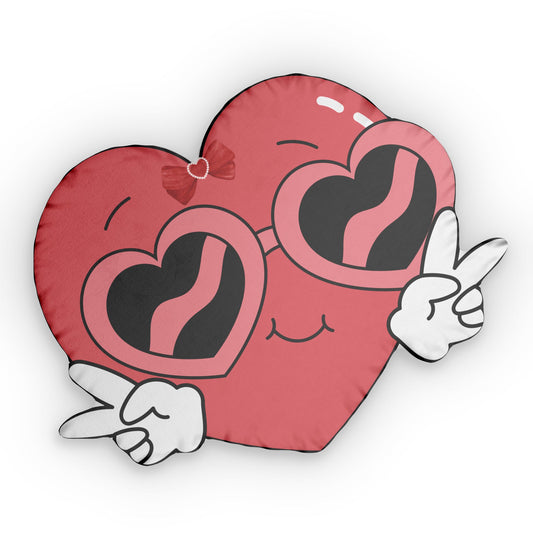 Custom HEART Shaped Pillows