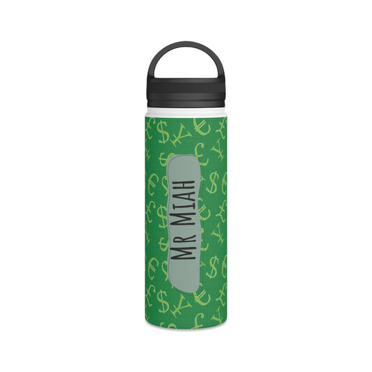 Custom Stainless Steel Water Bottle, Personalized Hydration Flask for Sports, Gym, Outdoors, Travel, Eco-Friendly Gift