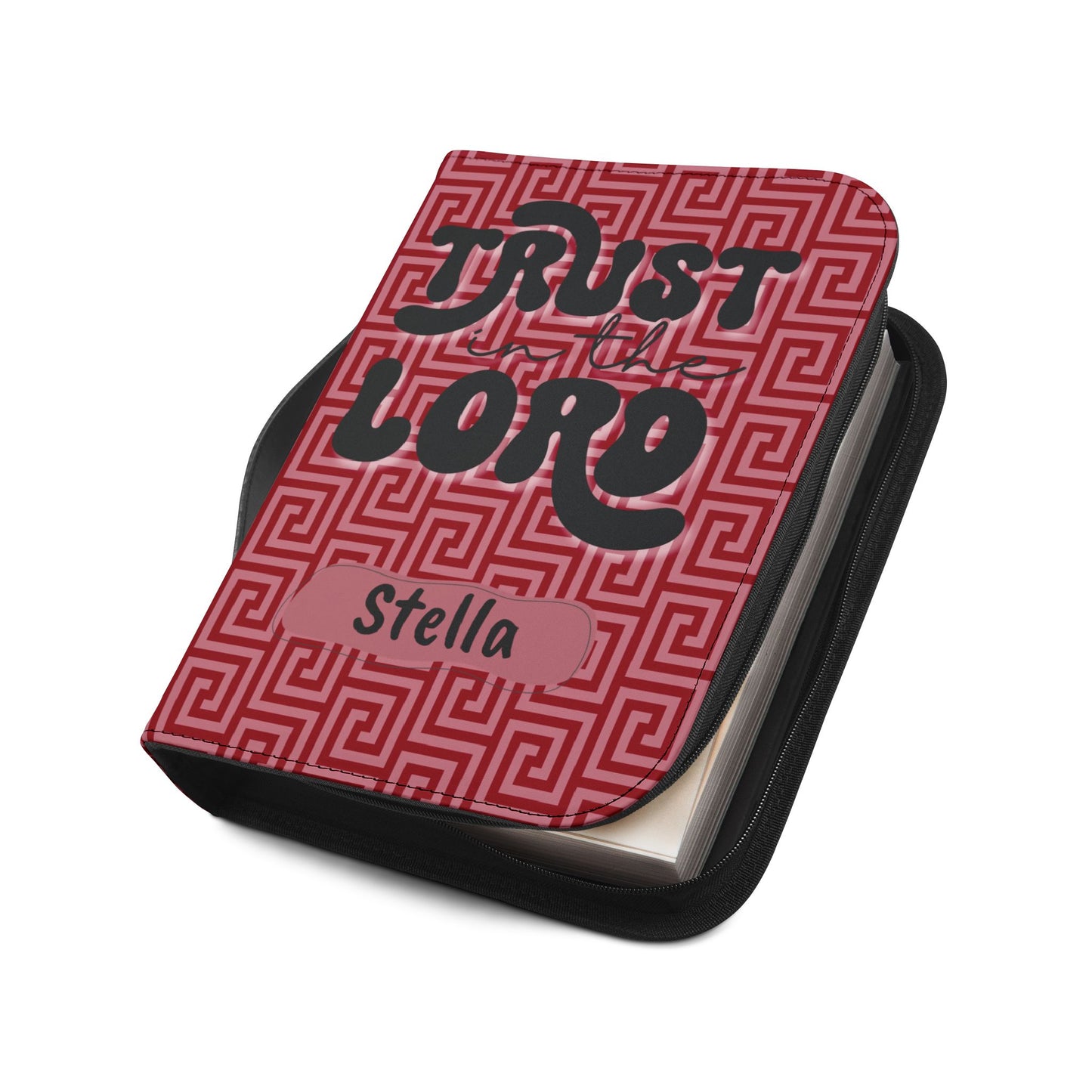 Personalized Floral Bible Cover - Trust in the Lord Design for Believers| Baptism | Christening | Anniversary | Birthday Gifts.