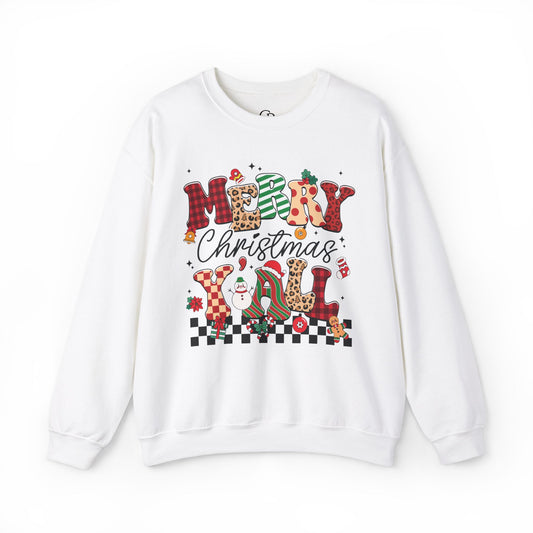 Merry Christmas Unisex Heavy Blend™ Crewneck Sweatshirt