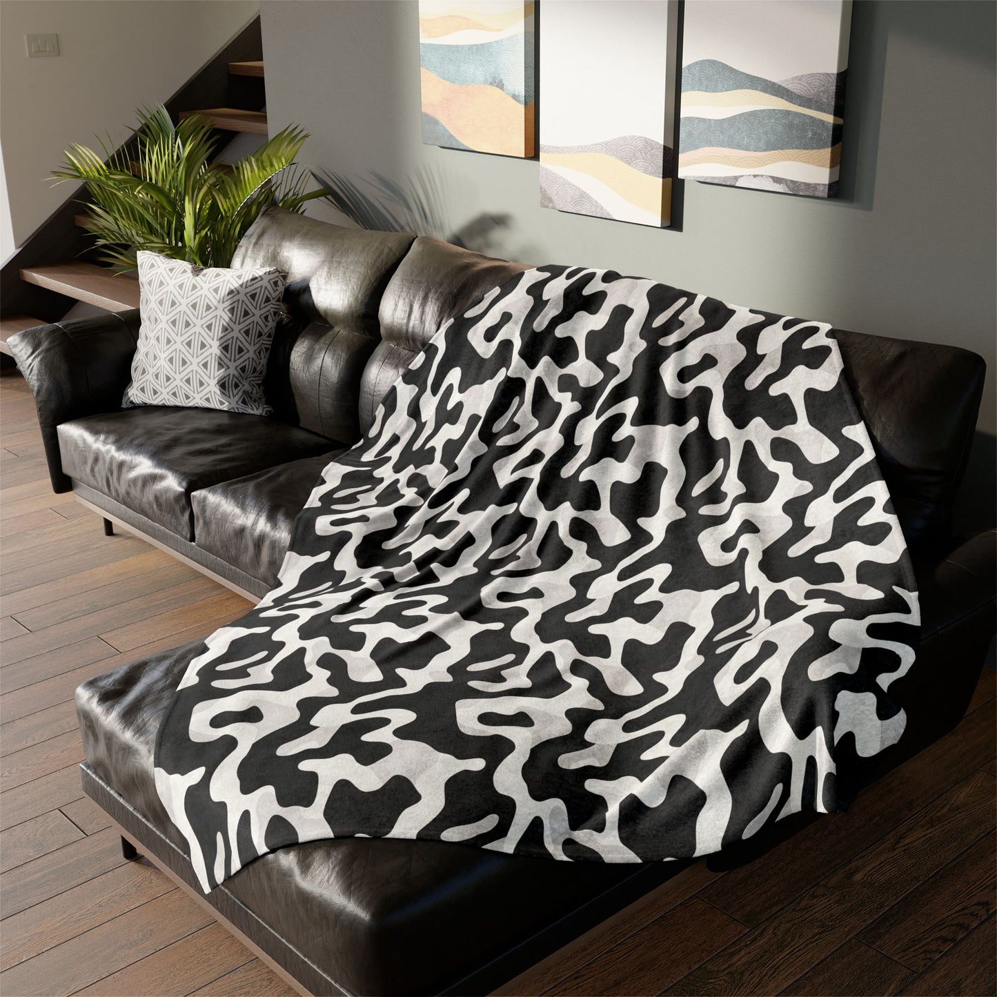 Urban Camo Soft Minky Blanket