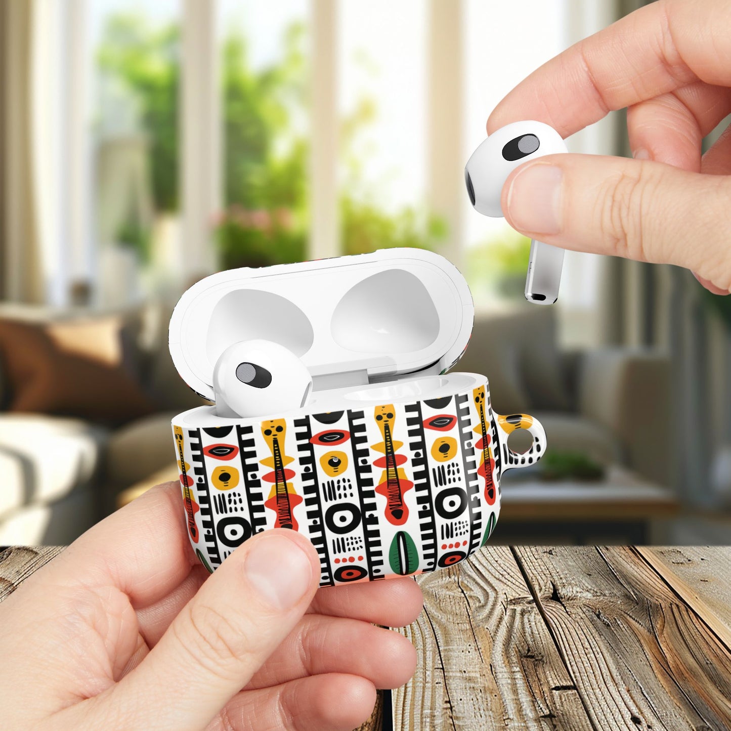 Afrobeat Harmony AirPod Cases - Stylish Protection with Bold Patterns-Airpods Pro Gen 1 and 2, Gen 1 to 4.