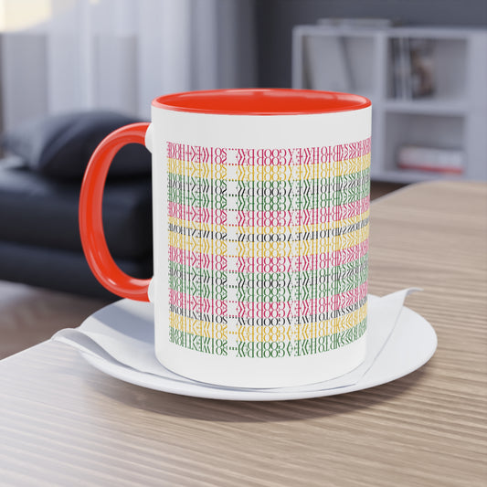 Two Tone Funny Hidden Message Mug - “My Boss said to have a good day… so I went home.”- Viral Optical Illusion Mug - Secret Sarcastic Work Message - Dishwasher Safe, Unique Gifts for Coffee Lovers, Home & Office Decor, Holiday Present.