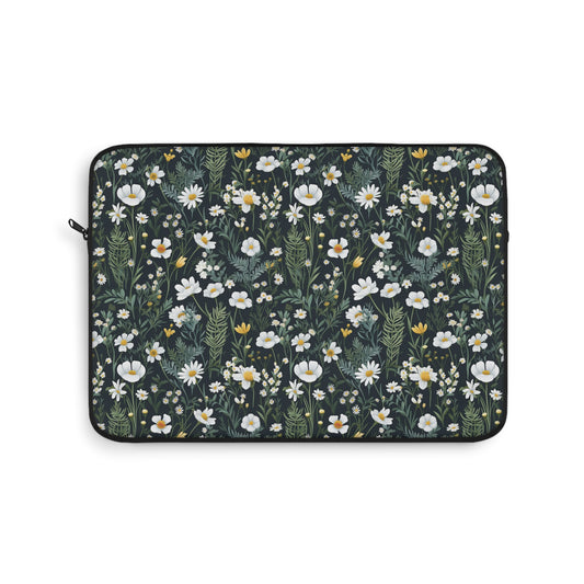 Floral Daisy Delight Laptop Sleeve - Stylish & Functional Design for Nature Lovers
