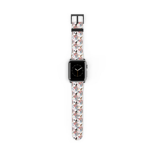 Study Chic Floral Watch Band | Stylish Accessory for Everyday Wear & Gifts.