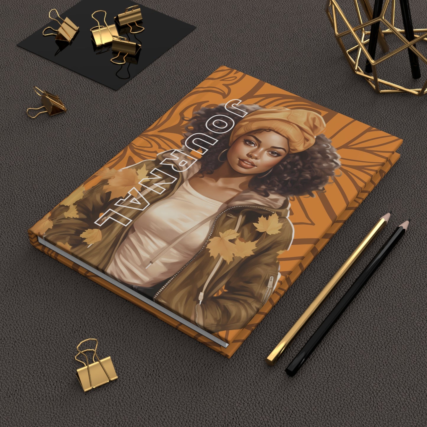 Stylish Motivational Journal - Stay Positive, Fall Vibes, Perfect for Gifts & Self-Reflection, Autumn Aesthetic Notebook.