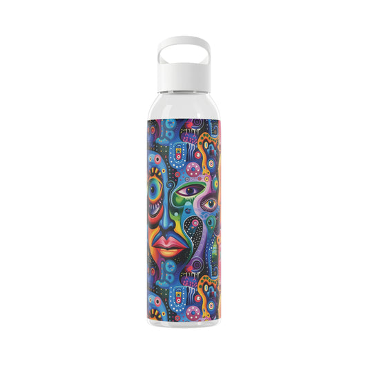 Psychedelic Visions Colorful Sky Water Bottle - Artistic Insulated Hydration for Everyday Use