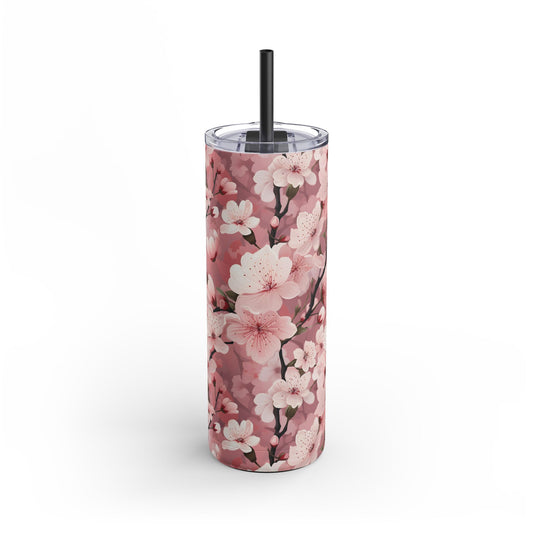 Cherry Blossom 20oz Matte Tumbler - Elegant Drinkware for Floral Lovers