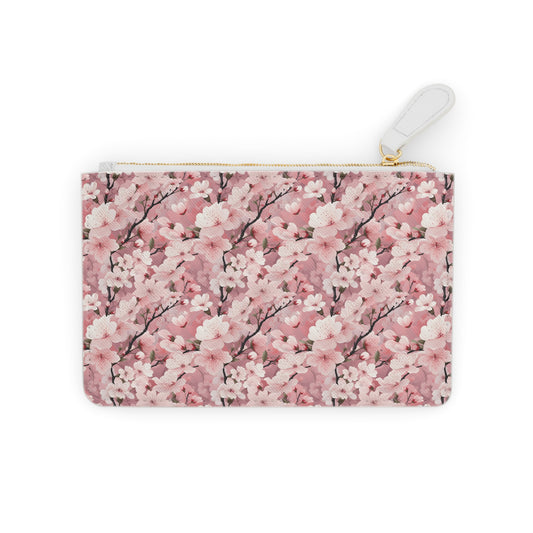 Cherry Blossom Mini Clutch Bag - Elegant Floral Design for Everyday Use