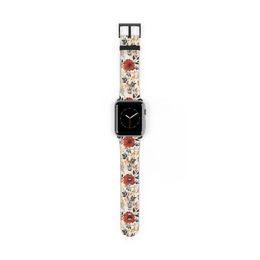 Boho Chic Floral Watch Band - Stylish & Colorful Replacement Strap for Women.