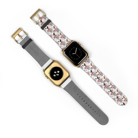 Study Chic Floral Watch Band | Stylish Accessory for Everyday Wear & Gifts.
