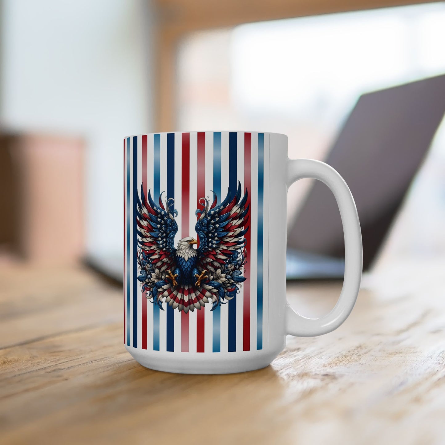 Patriotic Pride Ceramic Mug, (11oz, 15oz)