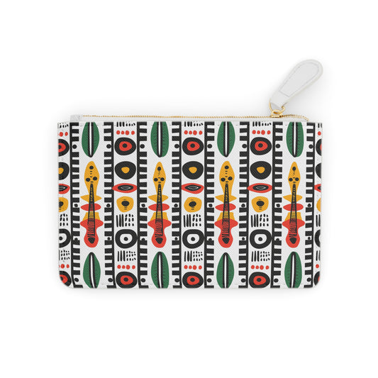 Afrobeat Harmony Bohemian Mini Clutch Bag - Colorful Tribal Pattern