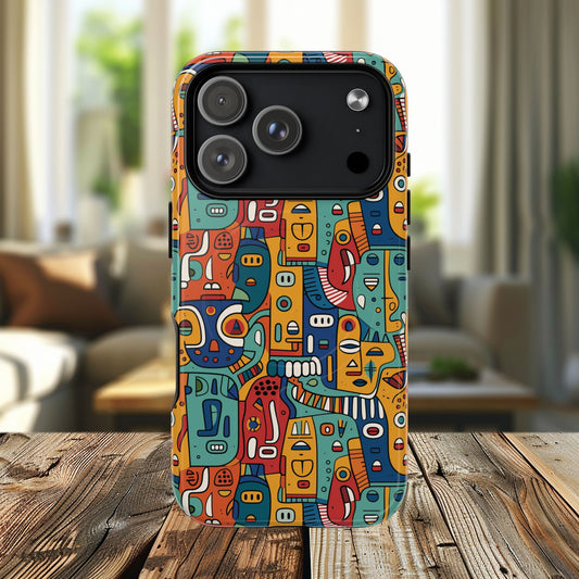 Vibrant Tough Magnetic Phone Cases - Unique Art, Protective Design, Gift for Him/Her, Trendy Accessories, Phone Protection