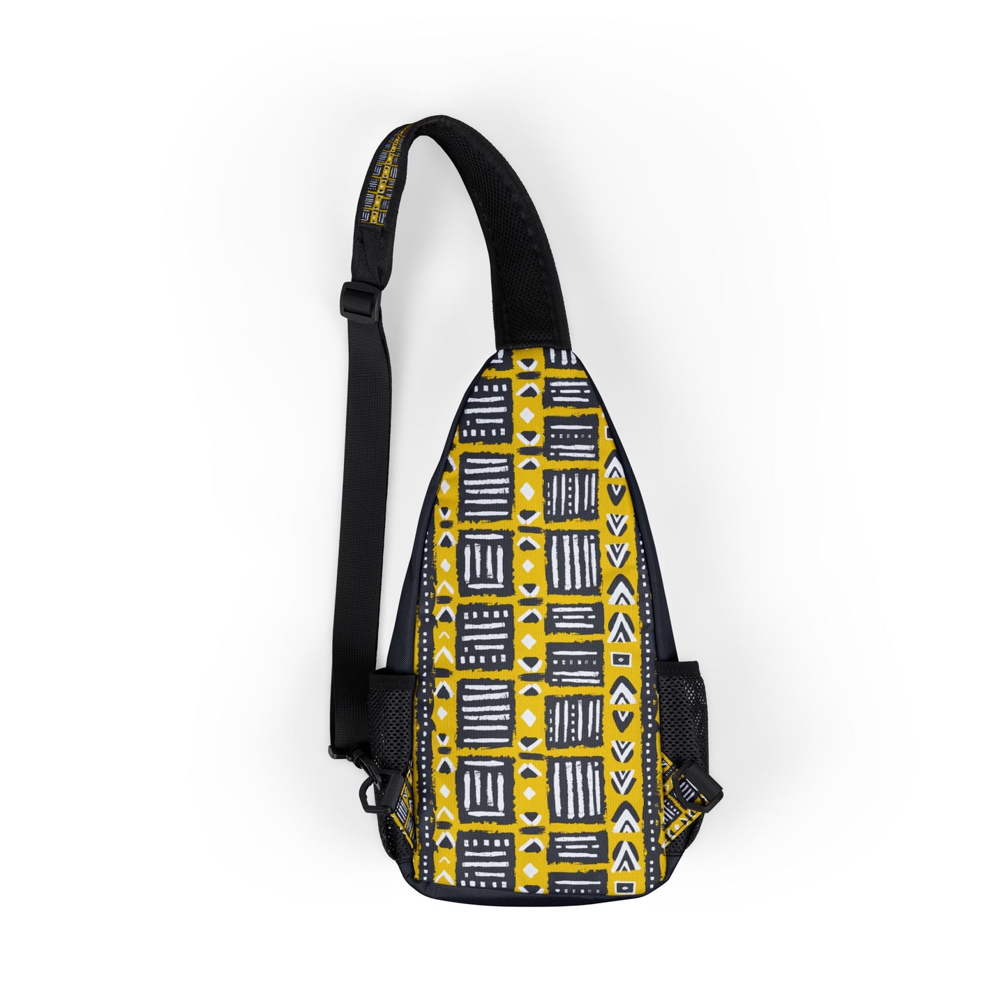 Tribal Vibes African Print Chest Bag - Stylish Sling Backpack for Everyday Adventures, Cross Body Sling Bag, Chest Bag, Crossbody Backpack, Travel Bag