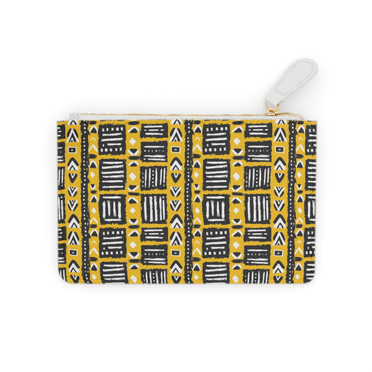 Tribal Vibes Mini Clutch Bag - Stylish Patterned Pouch for Everyday Use