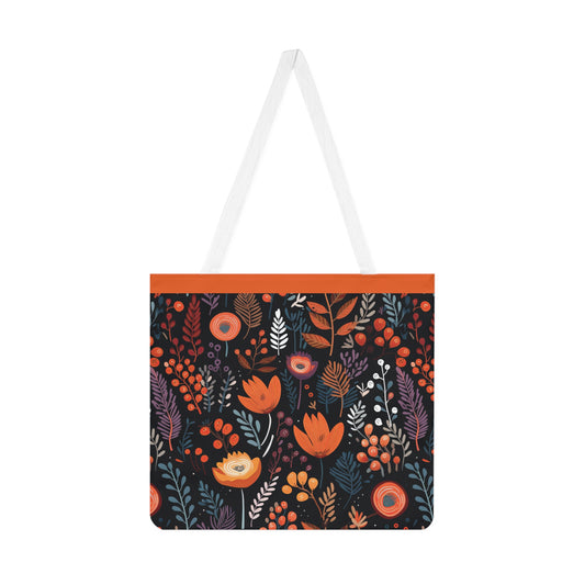Autumn Bloom Shoulder Tote Bag - Colorful Everyday Accessory