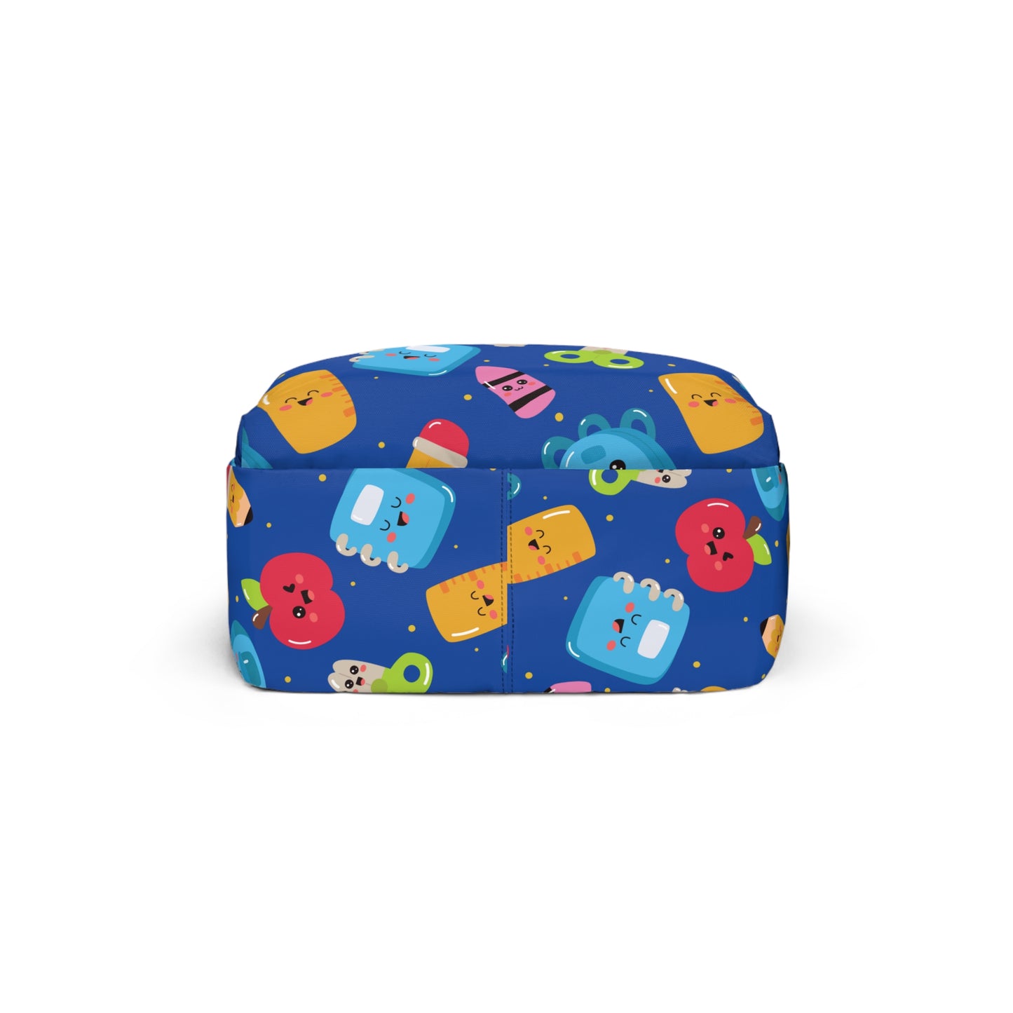 Personalized Blue Kawaii Composition Book Inspired Colorful Kids' Backpack, School Bag, Fun Pattern Backpack, Cute Child's Rucksack, Composition Backpack, Unique School Supplies