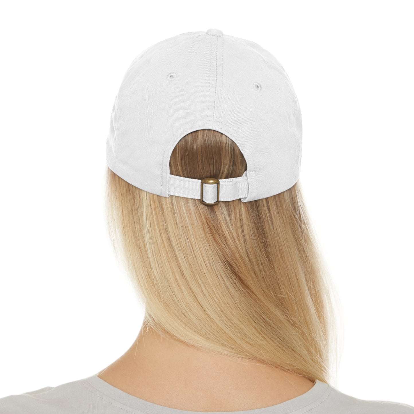 'ELOHIM, GENESIS 1:1- Stylish Dad Hat with Leather Patch | Great for Gifts for All, Casual Wear, Outdoor Activities, and Religious Events