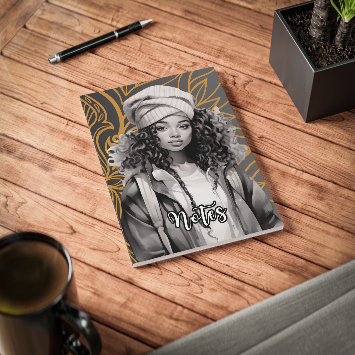 Stylish A5 Notebook, Inspirational Journal, Ideal for Stationery Lovers, Note-Taking, Gift for Students, Dream Bigger Design