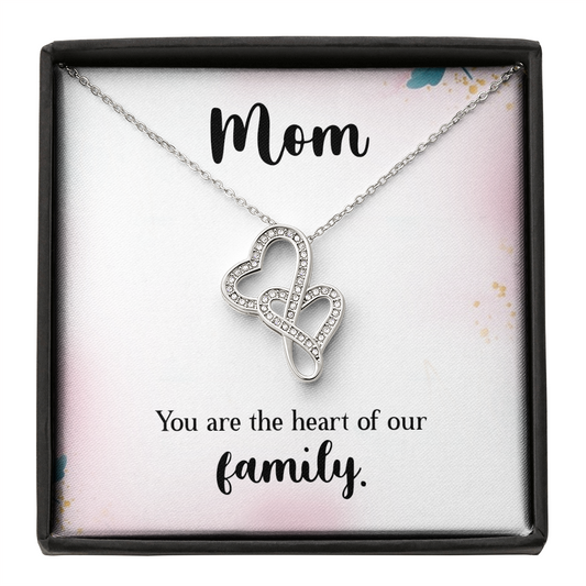 Heart to Heart Pendant Necklace, a Perfect Gift for Mother's Day/Birthdays.