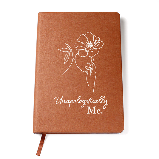 Apologetically ME Graphic Leather Journal- A Gift for Mother/Wife/Giftfriend
