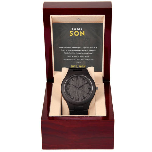 Wooden Watch a Gift for a Son/Father.