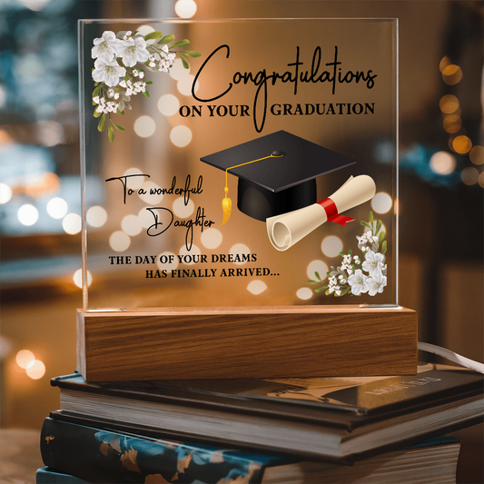 Congratulations on Your GRADUATION- a Gift for a Daughter.
