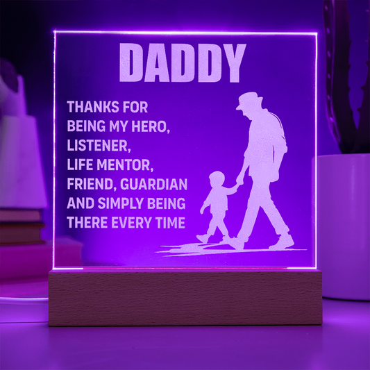 Engraved Acrylic Plaque- a Wonderful Message