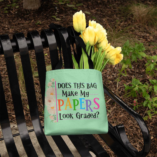 A Classic Teacher Green Tote Bag- a Gift for Teachers/Fathers/Mothers/Sons/Daughters.