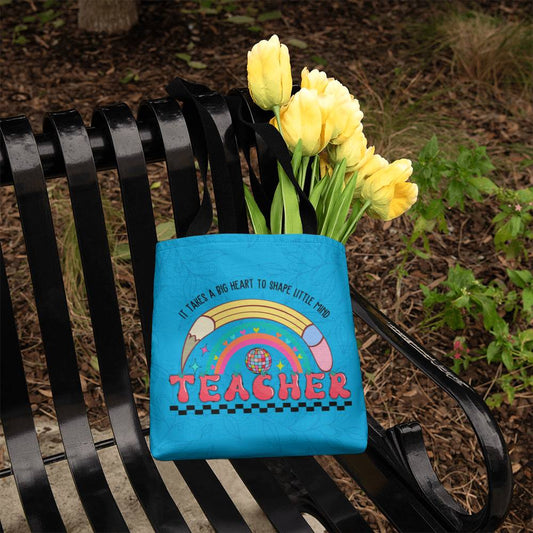A Classic Teacher Blue Tote Bag- a Gift for Teachers/Fathers/Mothers/Sons/Daughters.