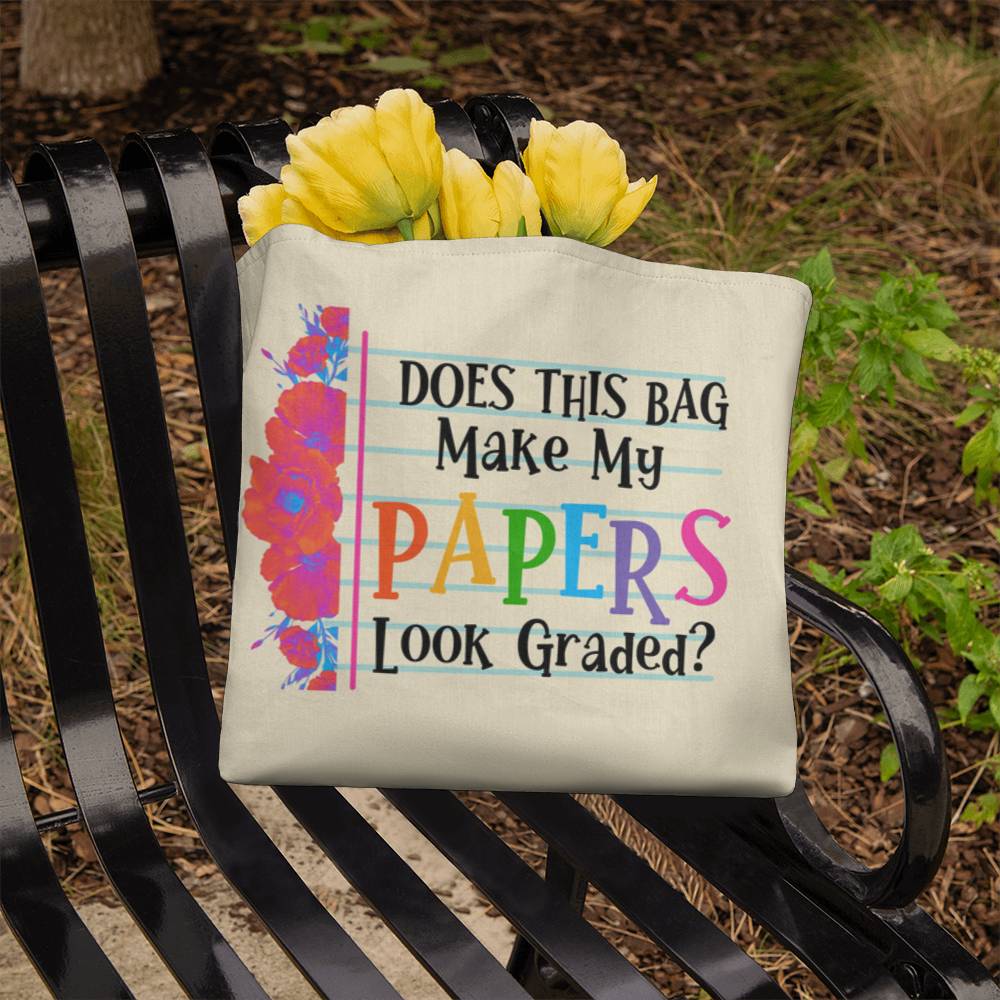 A Classic Teacher Yellow Tote Bag- a Gift for Teachers/Fathers/Mothers/Sons/Daughters.