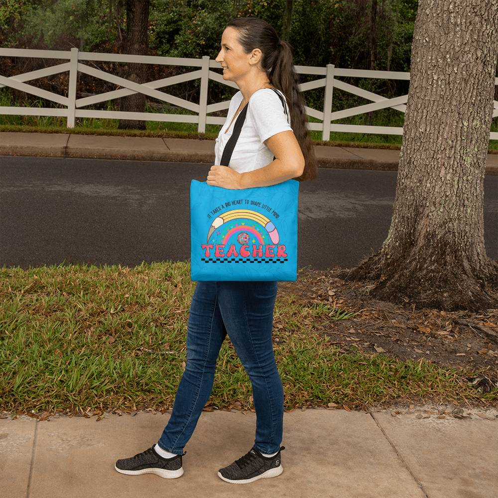 A Classic Teacher Blue Tote Bag- a Gift for Teachers/Fathers/Mothers/Sons/Daughters.