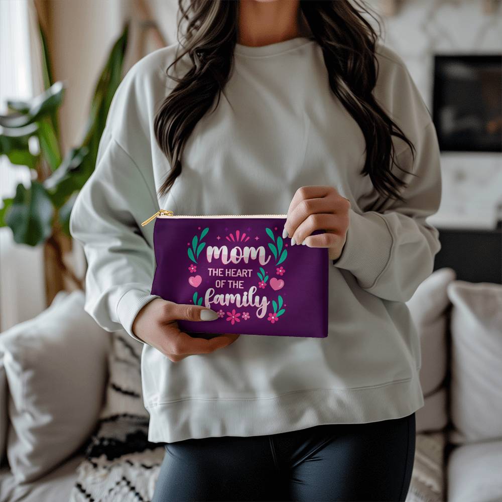MOM MY HEART and MY LOVE - Small Pouch- Gift for Mothers/Daughters/Sisters.