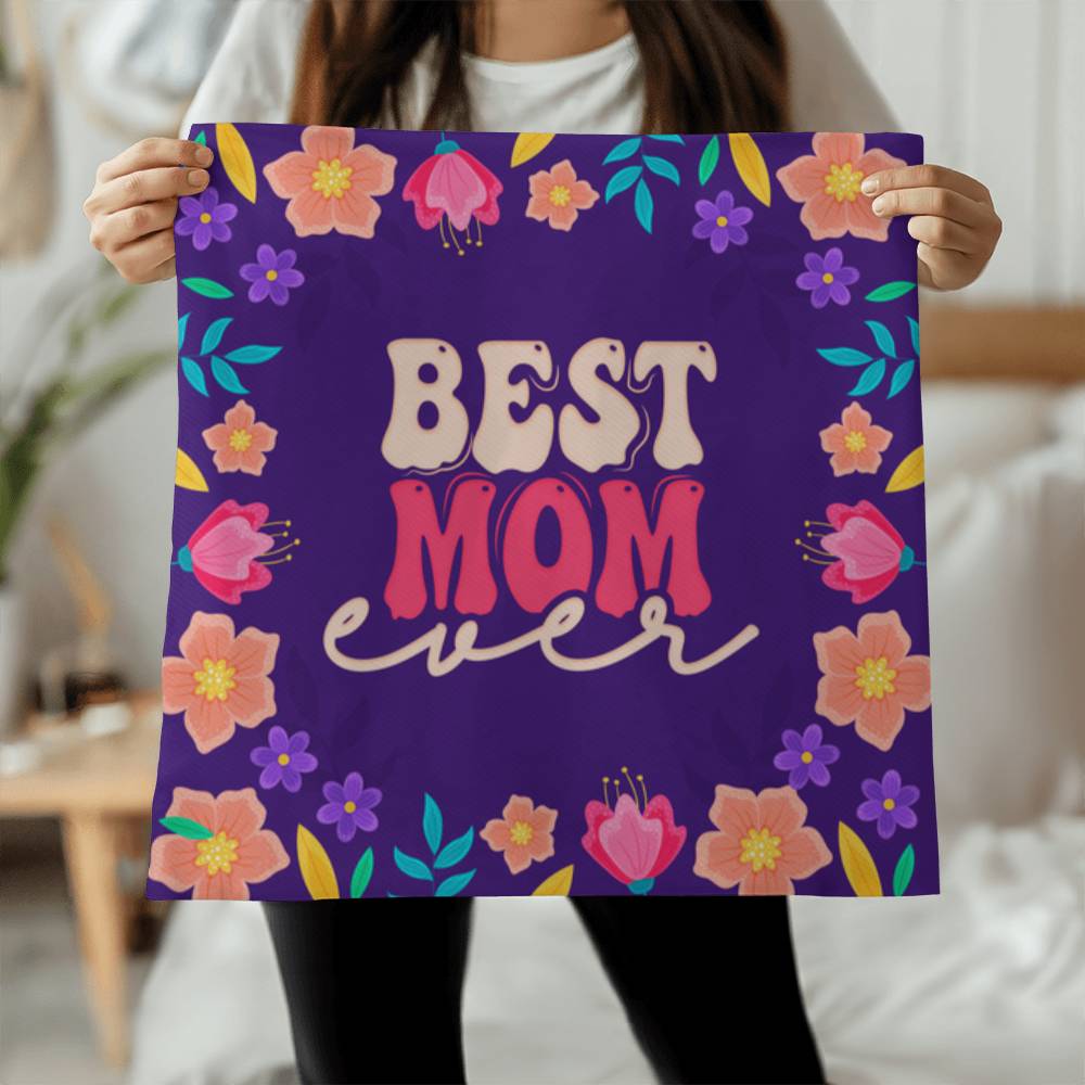 Best MOM Ever Pillow Cover- A Gifts for Mothers/Daughters.