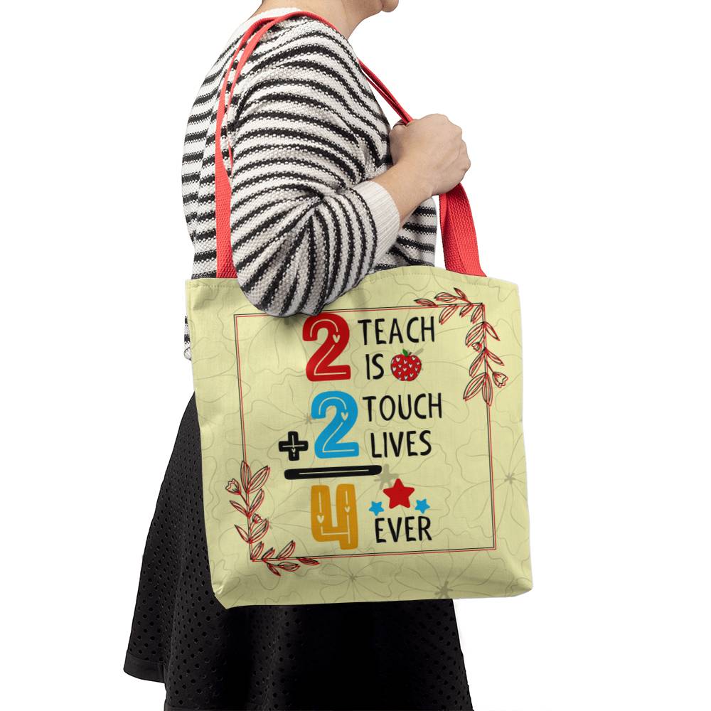 A Number Teacher Classic Yellow Tote Bag- a Gift for Teachers/Fathers/Mothers/Daughters/Sons.